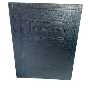 The Cumberlander 1926 Hardcover Yearbook With Embossed Cover Signed